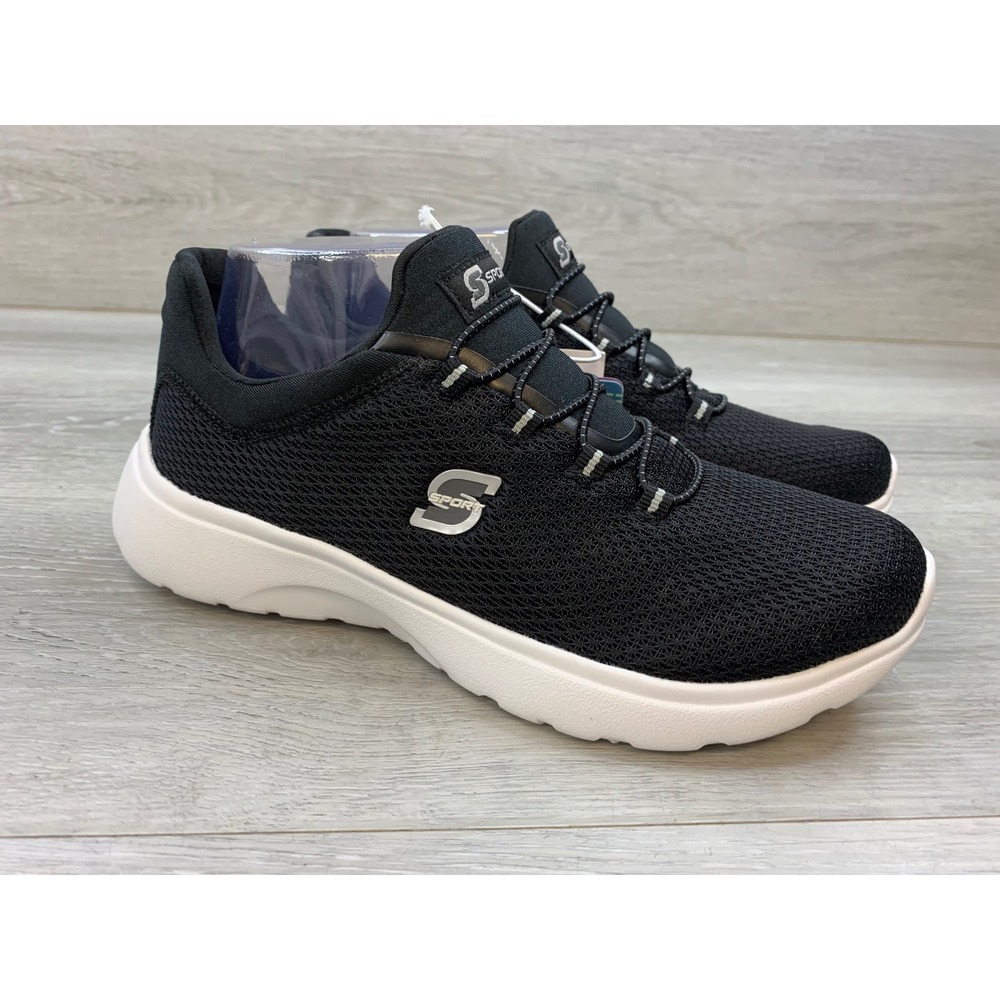 S Sport by Skechers Rummie Black Mesh Memory Foam Slip On Sneakers Women's 7.5
